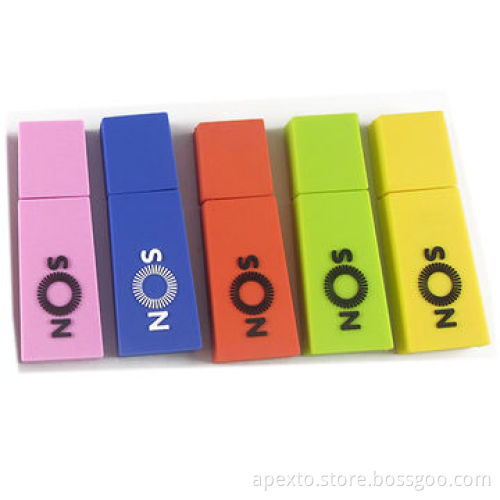 Custom PVC USB Flash Disks with Plug-and-play Function and >1,000,000 Times Data Encryption